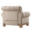 Fauteuil en lin capitonné de 41,73 po Annalea