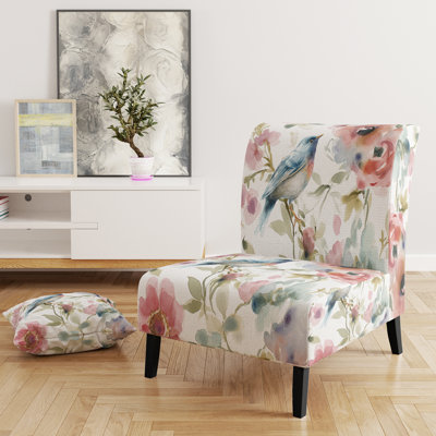 Fauteuil de chambre rembourré Beautiful Bird Romance I