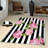 Stylish Woven Carpet (4.6 x 7.2 Feet), 100% Polyester, 0.4 in Pile Height | Antibacterial, Non-Slip Underside, Machine Washable | 3D Digital Print Design | Perfect for Living Room, Bedroom, & Dining Areas-1954533054
