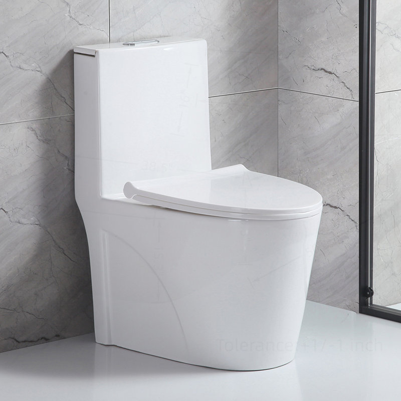 Compact and Efficient Dual-Flush Toilet for Space-Saving Bathrooms