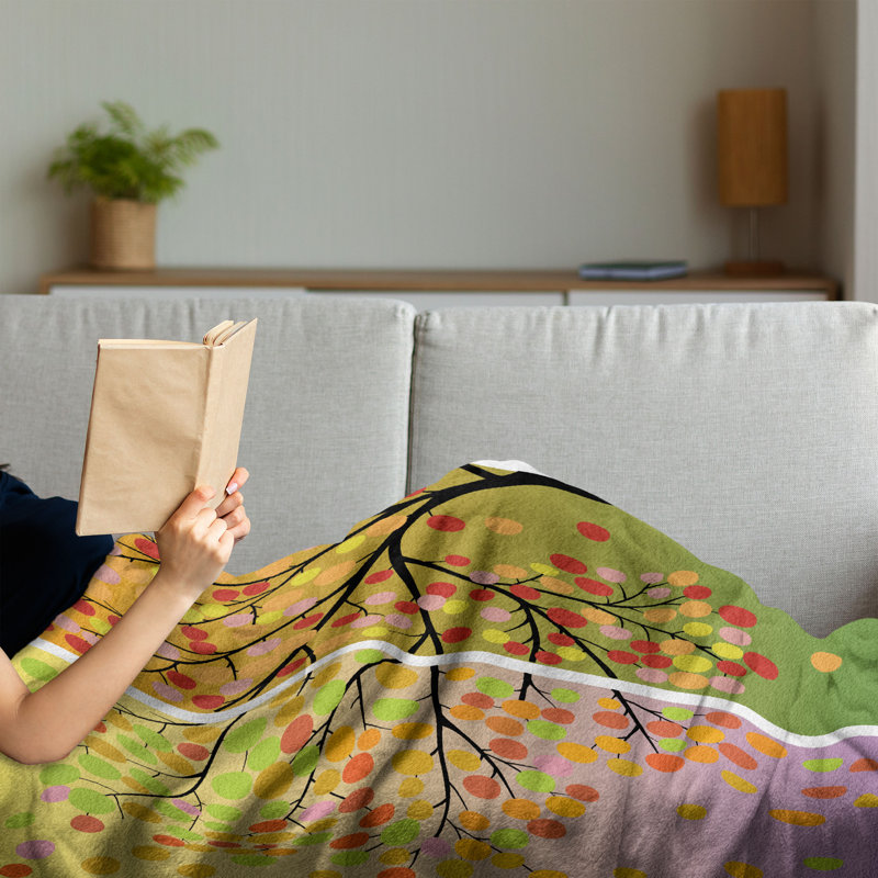 Hand Woven Throw Blanket, 70" x 90"