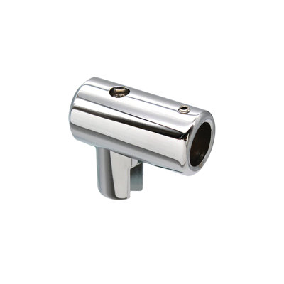 Support en U pour barre de support en verre FHC SBG3CH - verre de 3/8 po ou 1/2 po - chrome poli