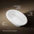 Sunward 66-In X 42-In Heated Bubblemassage Air Bath With Bask, Reversible Drain-51704218
