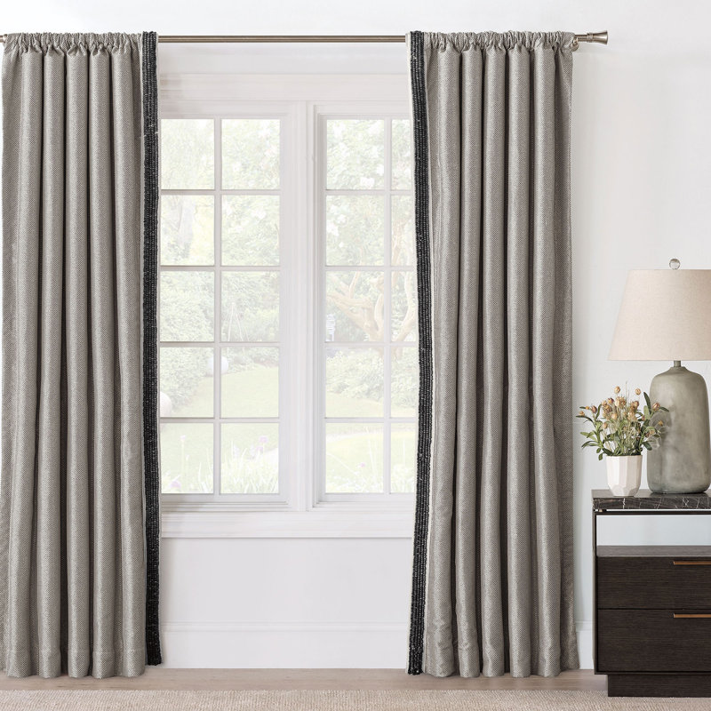 Panneau de rideau obscurcissant 100% polyester Taos, L 48 po x L 84 po, Oui