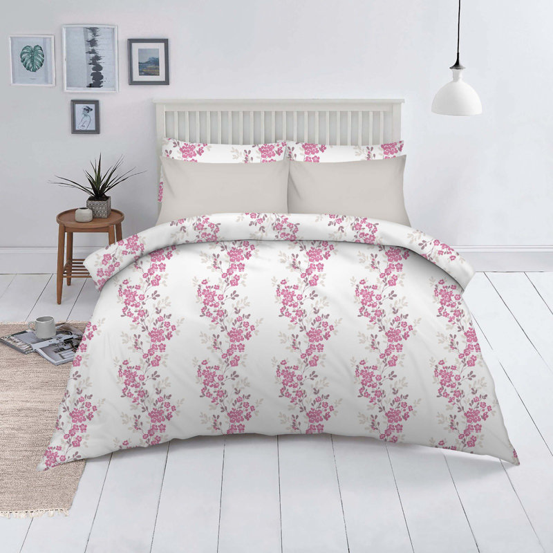 600 Thread Count Egyptian Quality Cotton Printed Sheet Set, Ensemble de drap grand avec trois articles supplé