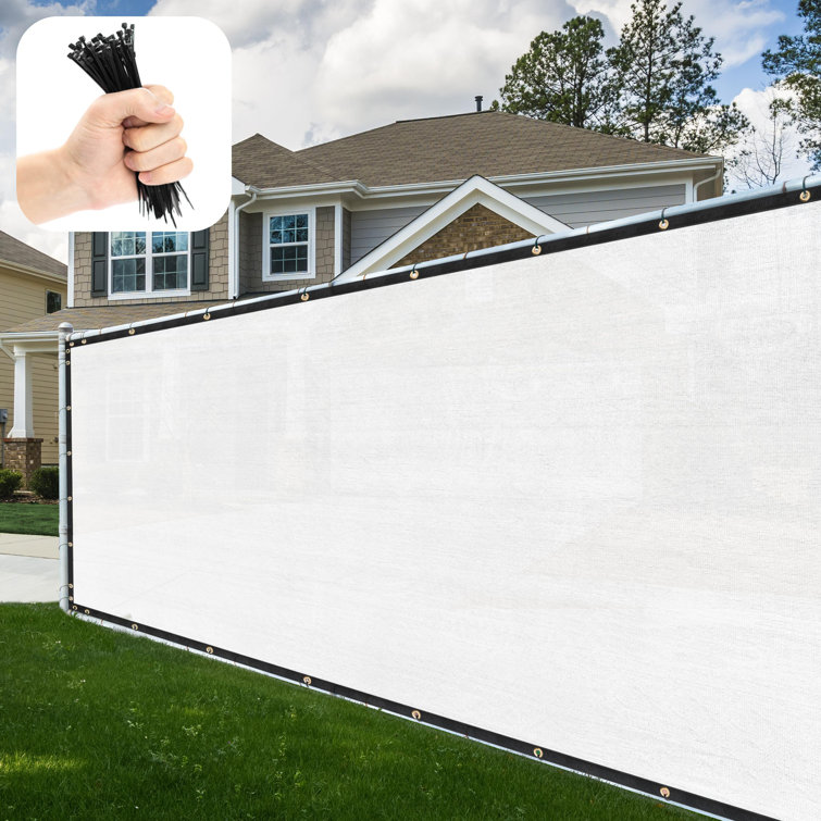 Royal Shade 8' H Fence Privacy Screen Windscreen Cover Netting Mesh Fabric Cloth
