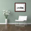 " Chicago IL Skyline B&W " by Michael Tompsett-17769541