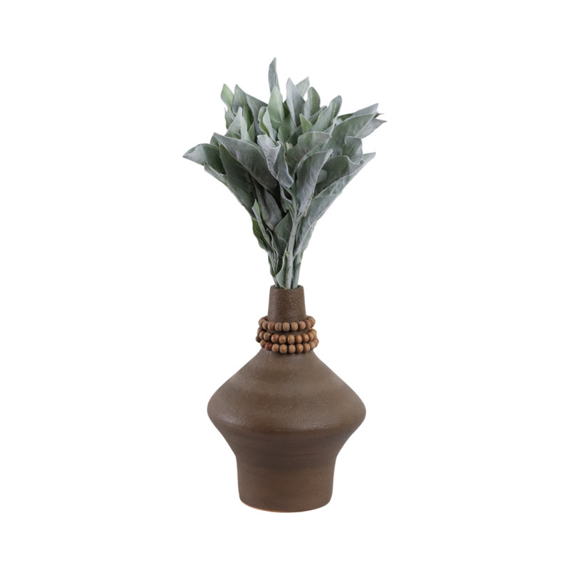 Tutwell Handmade Clay Table Vase, 12" H x 10" W x 10" D