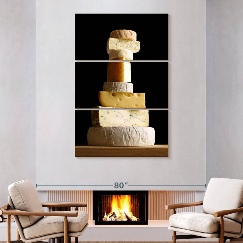 Yarlin Cheese Tower, 74" H x 48" W