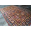 1800s Red Geometric Antique Central Asian Chinese Khotan Carpet 6'6" x 11'6" Rug