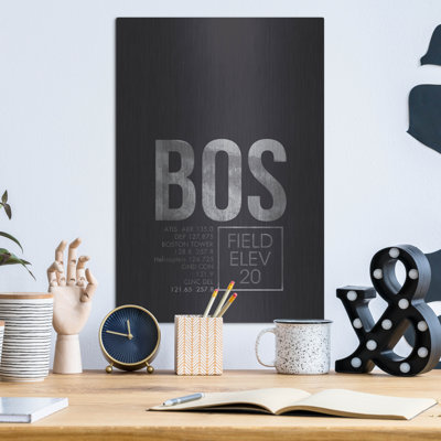 «BOS ATC» par O8, art mural en métal