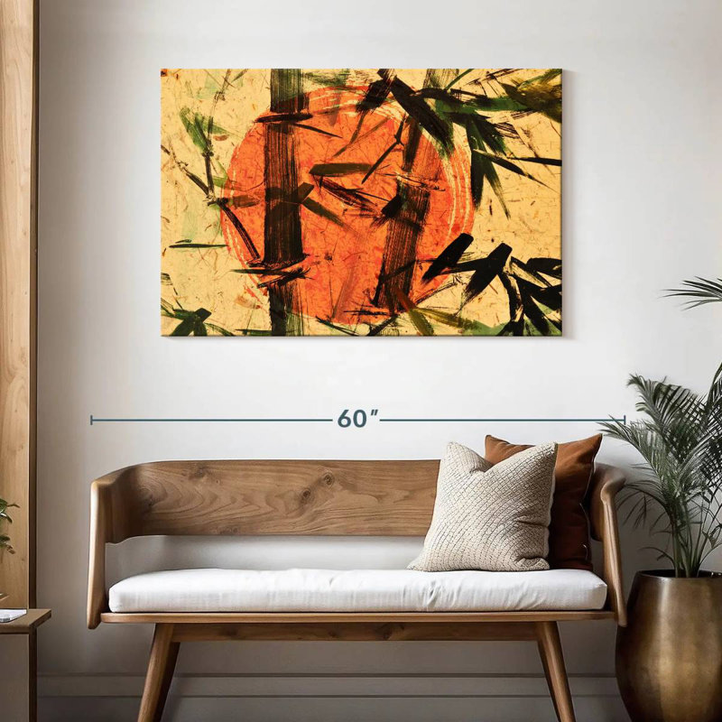 Harnek Japanese Abstract, 30" H x 45" W