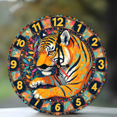 Horloge colorée