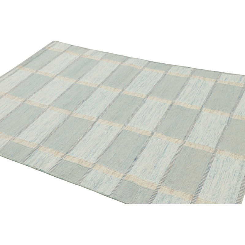Scandinavian Wool Geometric Area Rug, Rectangle 10' x 14'