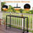 Rectangle Outdoor Bar Table With Wheels-740000539
