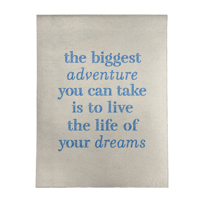 Quotes Chenille Indoor Rug