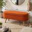 Banc de rangement avec repose-pieds ovale-1294592089