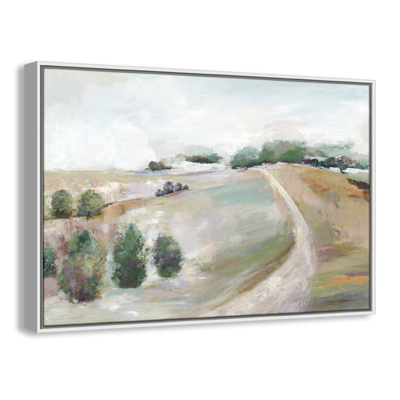 «Kel Country Road Hill» par Allison Pearce, reproduction sur toile flottante, H 25,5 po x l 37,5 po, White