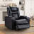 Aeryn 36.22" Wide Individual Seat Top Faux Leather Recliner with Dual Cup Holders & Arm Storage & USB Port,Perfect for Home Theaters-2123369430