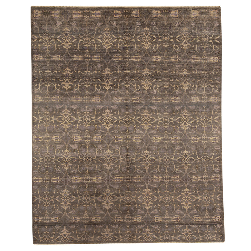 Tapis rectangulaire noué à la main