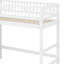 Lit mezzanine avec rangement pour escalier intégré, glissade et lumières DEL-162027861