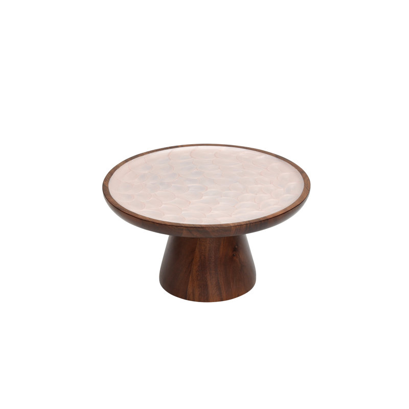 Capri Pink Cake Stand