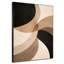 Art mural abstrait géométrique beige moderne pour le salon ou la chambre à coucher - «Assemblage requis du cadre (cadre non fini)»-124795502