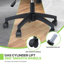 Siège de bureau ergonomique pivotant pour le bureau à domicile Soutien lombaire réglable, fonction de hauteur et d'inclinaison, conception confortable pour une productivité toute la journée-98598239