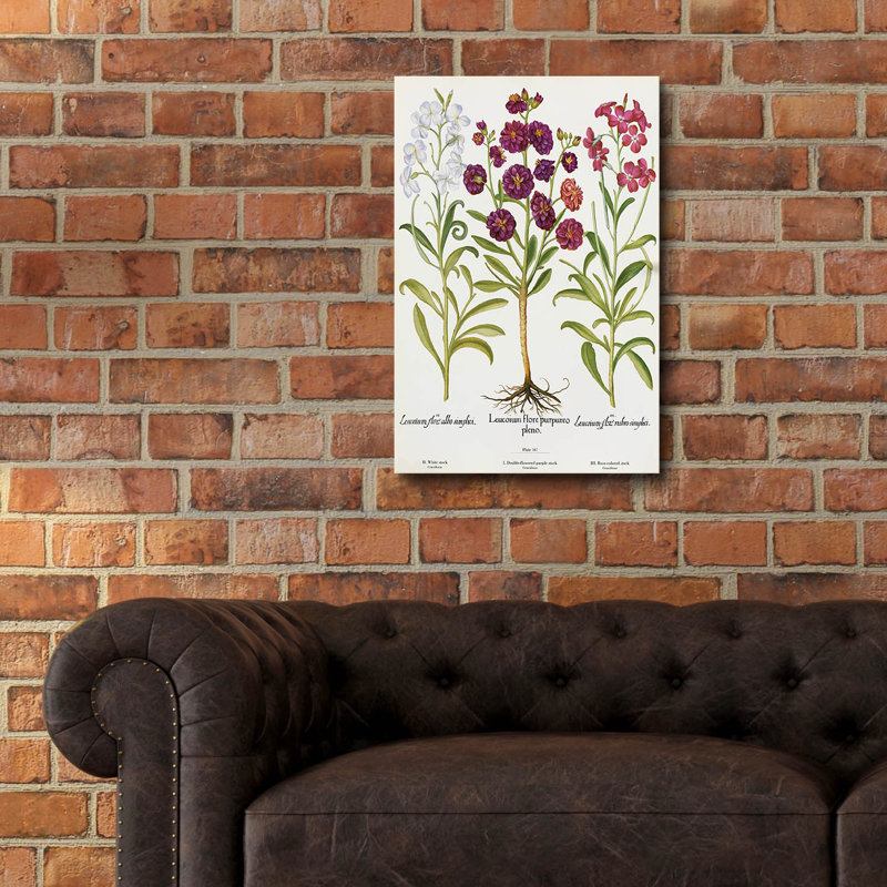 Art mural en verre acrylique «Leucoium Flore» par Art Licensing Studio, 16 po x 24 po Epic Art, H 24 po x l 16 po