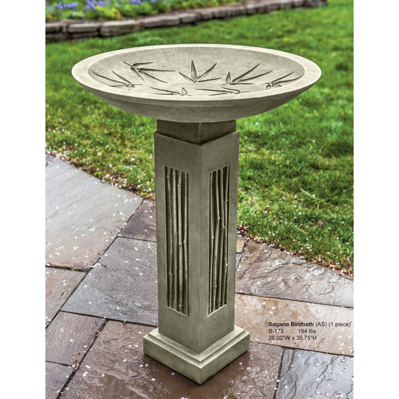 Sagano Birdbath, Verde