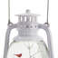 Christmas Plastic/Resin White Lantern With Snowman & Tree Led/Water Spinning/6 Hours Timer, 3*Aa Batteries Required