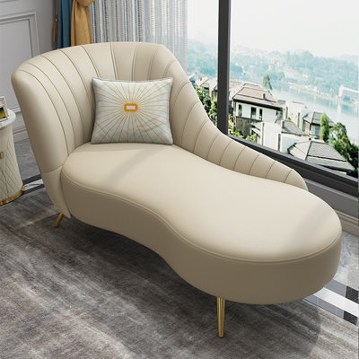 Chaise longue de loisir en cuir synthétique