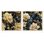 Pamphile - Ensemble de 2 collages carrés botaniques abstraits-101844629-101844631
