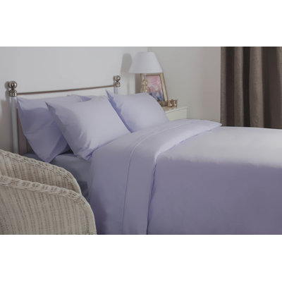 Cotton Solid Colour Duvet Cover Set with Pillowcases