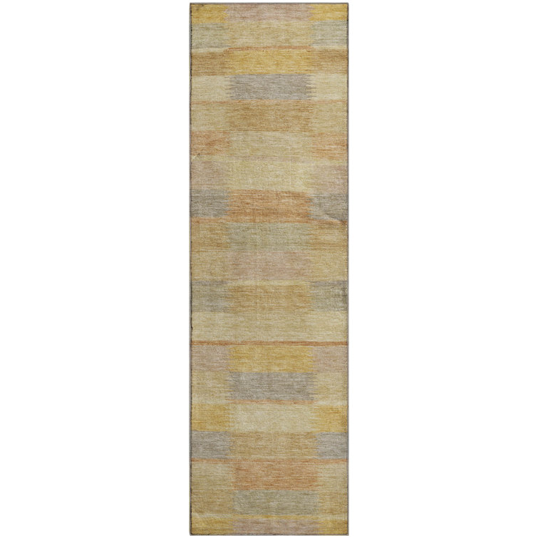 Premium Machine Washable Marasco AMF1628 Stripes Rug