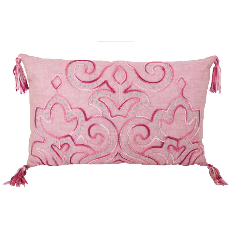 Insert de coussin rectangulaire brodé Cording