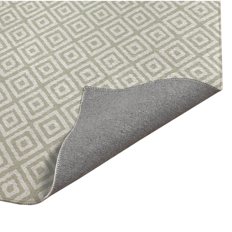 Tapis d'extérieur antidérapant Ikat Grunge, Rectangle 5 pi x 7 pi