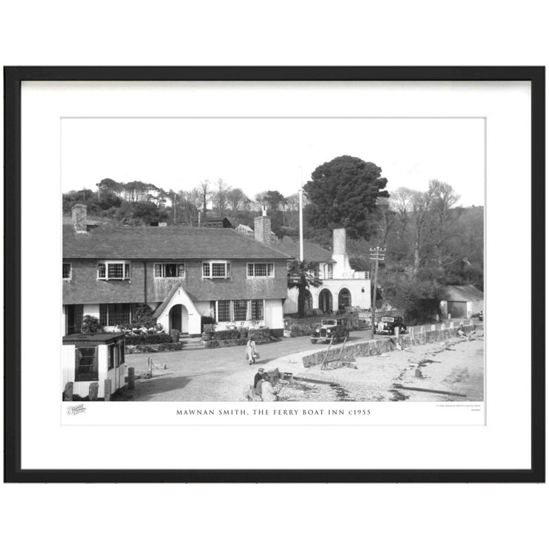 Mawnan Smith, The Ferry Boat Inn C1955 - Single Picture Frame Print, 28cm H x 36cm W x 2.3cm D