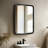 Sarwat Rectangle Wood Wall Mirror for Bathroom Bedroom-935737534-935737504