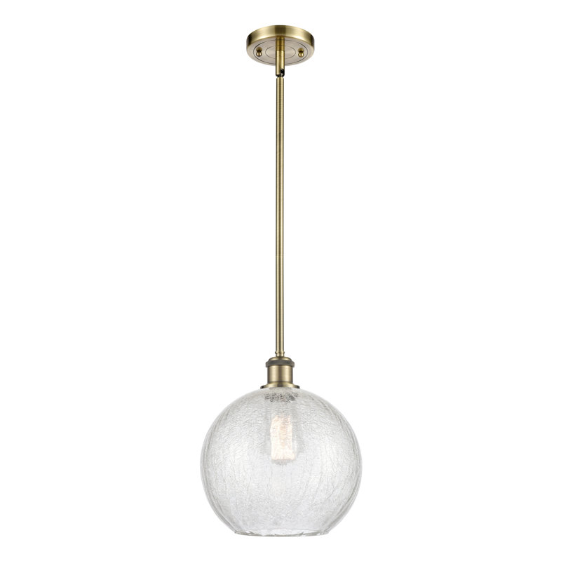 Luminaire suspendu conique 1 lumière, Grainé, DEL