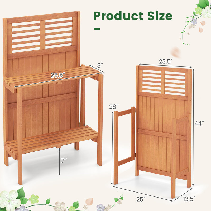 Banc d'extérieur en bois