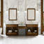 Bellshire 96" W Dual Vanity Set with 24" Make-Up Counter-1170179843-1170179865-1170179847