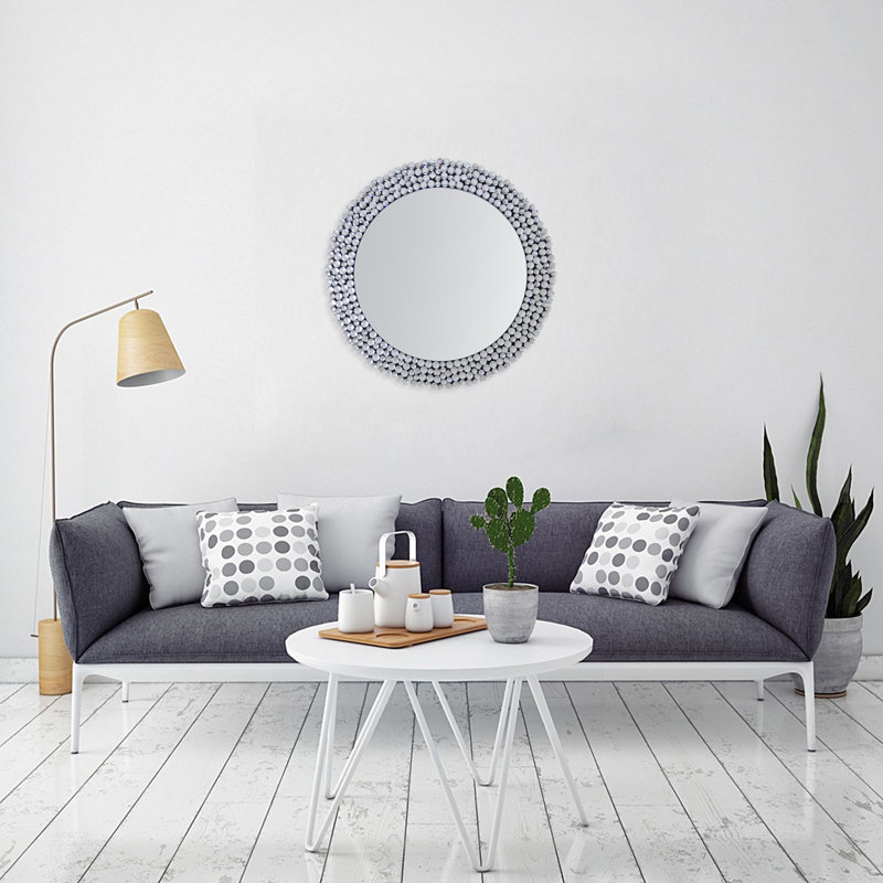 Dan Glass Flat Wall Mirror
