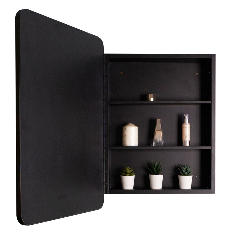 Armoire à pharmacie murale ou en métal avec miroir, H 30 po x l 24 po x P 4,9 po