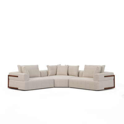 Chinh 113'' CAL117 Compliant Sofa