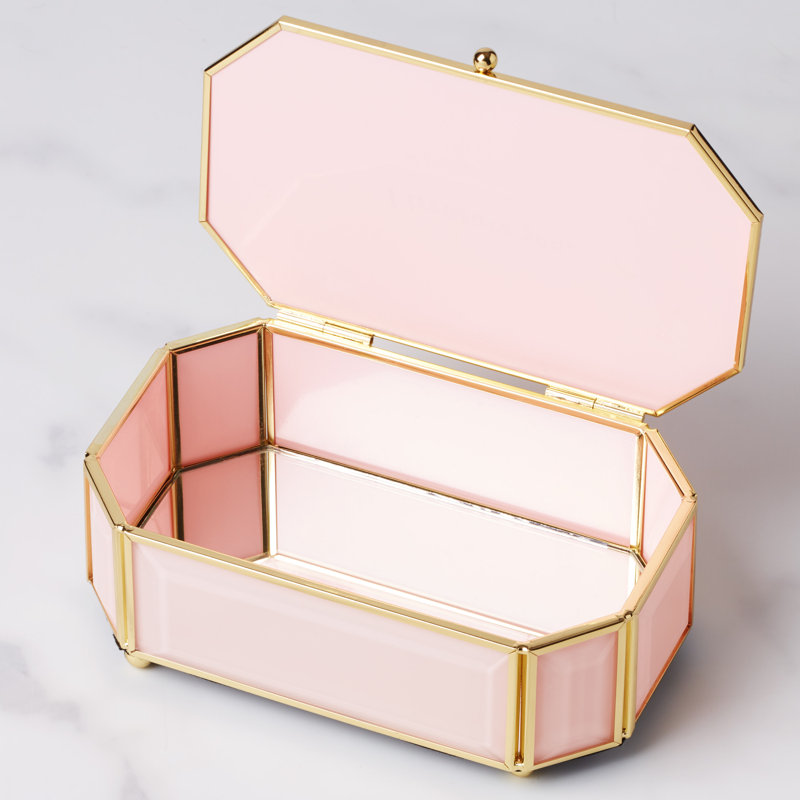 Boîte à bijoux «I Treasure You», Rose