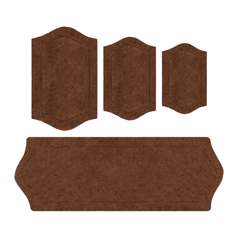Tapis pour salle de bain Morissette, Chocolat