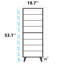 Armoire de rangement pour chaussures 20 paires