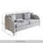 Cheribin 70.72" Velvet Recessed Arm Loveseat