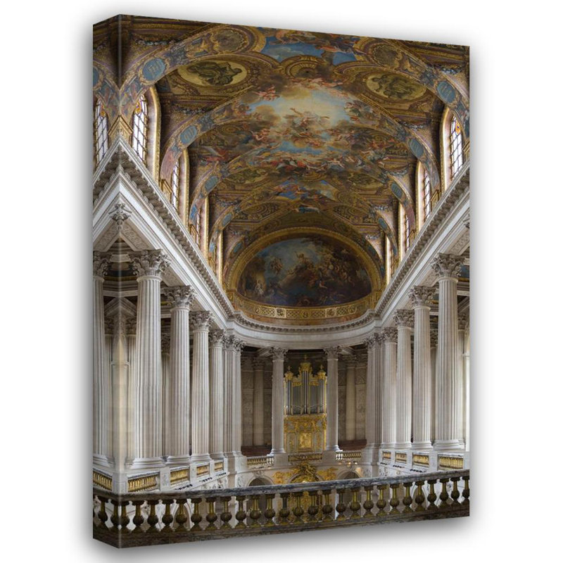 Chapelle royale du château de Versailles, H 24 po x l 16 po
